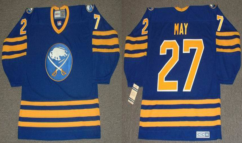 2019 Men Buffalo Sabres #27 May blue CCM NHL jerseys